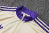 2025/26 R MAD Yellow Kids Half Pull Tracksuit