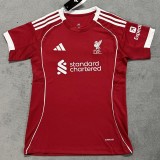 2025/26 LIV Home Red Fans Women Soccer jersey