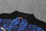 2025/26 Marseille Dark Blue Half Pull Tracksuit