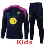 2025/26 BAR Dark Blue Kids Half Pull Tracksuit