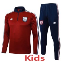 2025/26 ASN Crimson Kids Half Pull Tracksuit