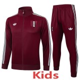 2025/26 Ajax Crimson Kids Tracksuit