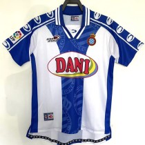 1999/00 Espanyol Home Blue Retro Soccer jersey