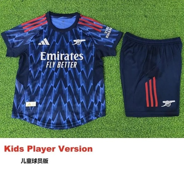 [PLAYER] 2025/26 ASN Away Dark Blue Player Kids Soccer jersey