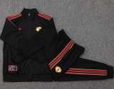 2025/26 Man Utd Black Kids Tracksuit
