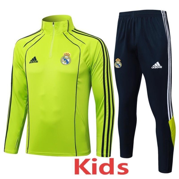2025/26 R MAD Green Kids Half Pull Tracksuit