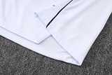 2025/26 Man Utd White Kids Half Pull Tracksuit