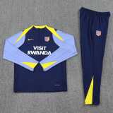 2025/26 A MAD Dark Blue Player Half Pull Tracksuit