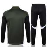 2025/26 Bayern Green Kids Half Pull Tracksuit