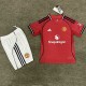 2025/26 Man Utd Home Fans Kids Soccer jersey