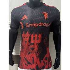 [PLAYER] 2025/26 Man Utd Special Edition Black Player Soccer jersey