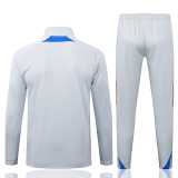 2025/26 Bayern Light gray Kids Tracksuit