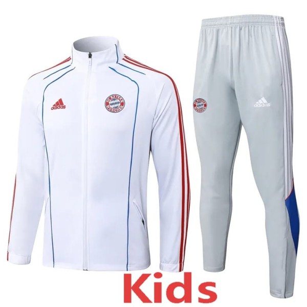 2025/26 Bayern White Kids Tracksuit