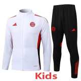 2025/26 Bayern White Kids Tracksuit
