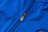 2025/26 Man Utd Fancy blue Kids Half Pull Tracksuit