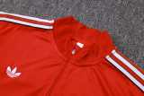 2025/26 Man Utd Red Kids Half Pull Tracksuit