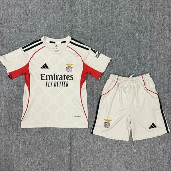 2025/26 Benfica Away Fans Kids Soccer jersey