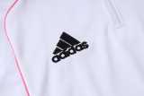 2025/26 JUV White Kids Half Pull Tracksuit