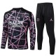 2025/26 PSG Black Half Pull Tracksuit