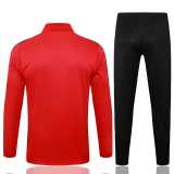 2025/26 Man Utd Red Kids Half Pull Tracksuit