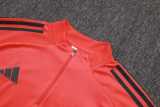 2025/26 Bayern Orange Kids Half Pull Tracksuit
