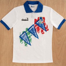 1994 Italy White Training Shirts