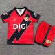 2025/26 Rayo Vallecano Away Red Fans Kids Soccer jersey