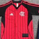 2025/26 Flamengo Casual Cultural kids Baseball jersey