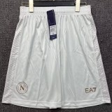 2025/26 Napoli Away White Fans Soccer Shorts