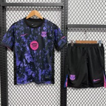 2025/26 BAR Dark Blue Kids Training Shorts Suit