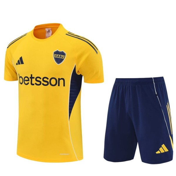 2025/26 Boca Juniors Yellow Training Shorts Suit
