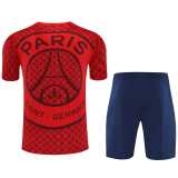 2025/26 PSG Red Training Shorts Suit