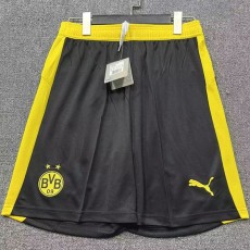 2025/26 Dortmund Home Black Fans Soccer Shorts