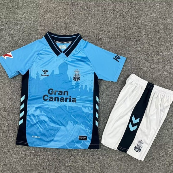 2025/26 UD Las Palmas Away Azure Fans Kids Soccer jersey
