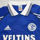 1998/99 FC Schalke 04 Home Blue Retro Soccer jersey