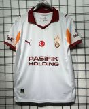 2025/26 Galatasaray SK Away Print Sponsor White Fans Soccer jersey