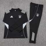 2025 Germany Black Half Pull Tracksuit