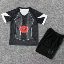 2025/26 BAR Black Kids Training Shorts Suit