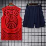 2025/26 PSG Red Training Shorts Suit