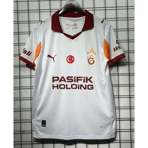 2025/26 Galatasaray SK Away Print Sponsor White Fans Soccer jersey
