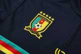 2025 Cameroon Dark Blue Half Pull Tracksuit