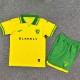 2025/26 Norwich City Home Yellow Fans Kids Soccer jersey