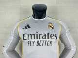 [PLAYER] 2025/26 R MAD Home Player Long Sleeve Soccer jersey