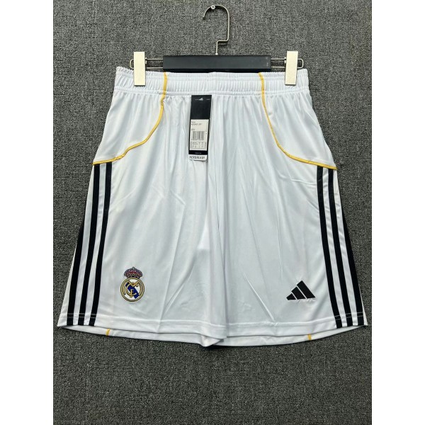 2025/26 R MAD Home White Fans Soccer Shorts