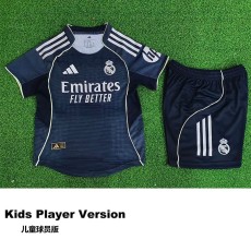 [PLAYER] 2025/26 R MAD Away Navy Player Kids Soccer jersey