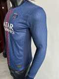 [PLAYER] 2025/26 PSG Home Player Long Sleeve Soccer jersey
