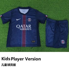 [PLAYER] 2025/26 PSG Home Player Kids Soccer jersey
