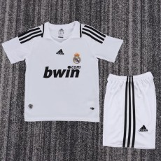 2008/09 R MAD Home White Retro Kids Soccer jersey