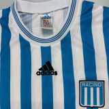 1999/00 Racing Club Home Blue Retro Soccer jersey