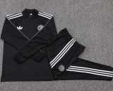 2025 Germany Black Half Pull Tracksuit